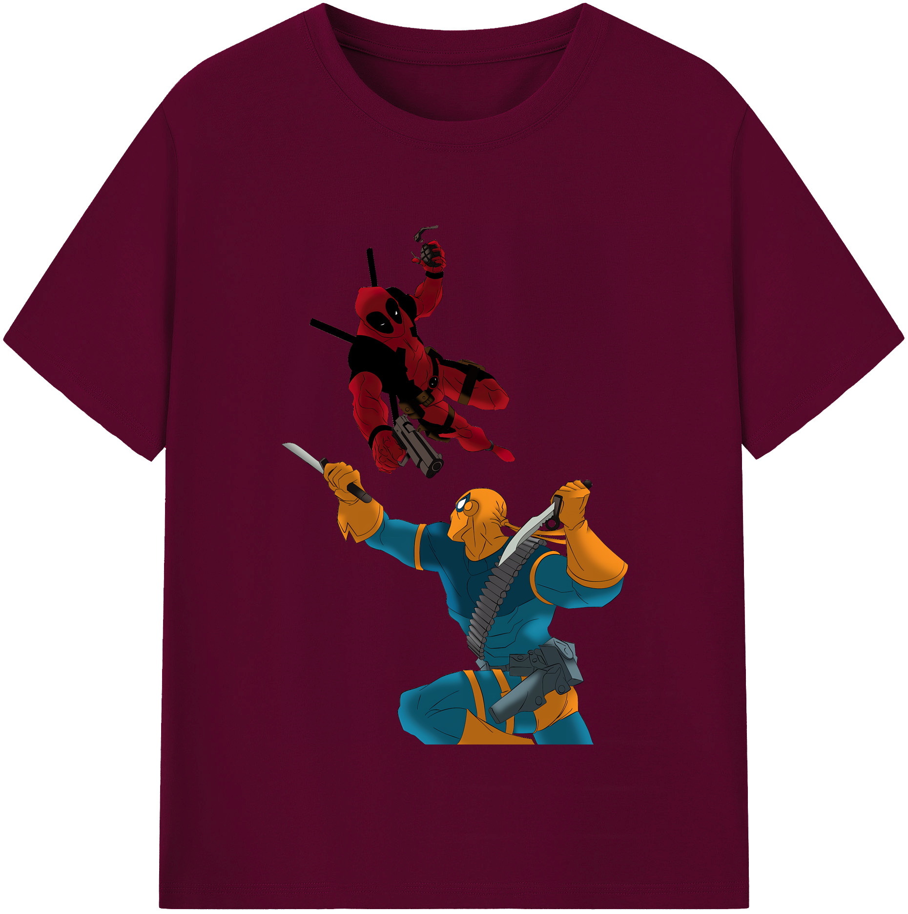 （画像用） Deadpool デッドプール レディースカジュアルプリントTシャツ（綿100％）